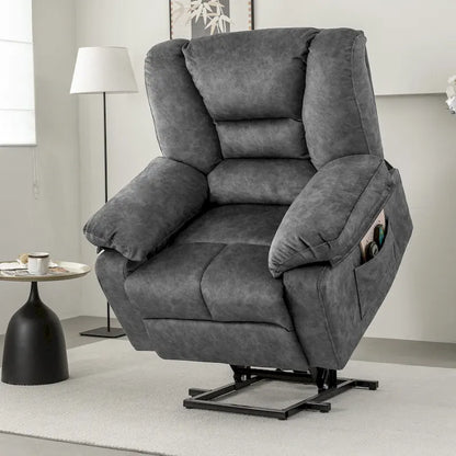 Fauteuil releveur électrique moderne, canapé de massage individuel avec chauffage lombaire et minuterie pour personnes âgées