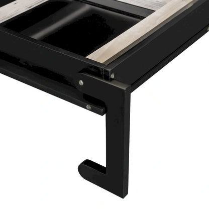 Lit escamotable Queen Size avec bureau, coiffeuse et armoires, couleur expresso