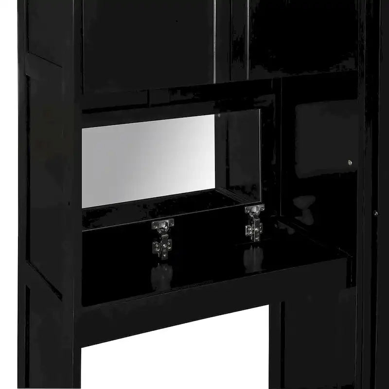 Lit escamotable Queen Size avec bureau, coiffeuse et armoires, couleur expresso