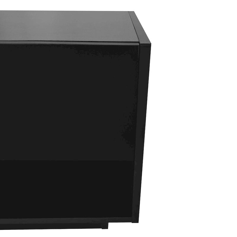 Meuble TV 74 pouces avec rangement et compartiment pour téléviseurs jusqu'à 80 pouces