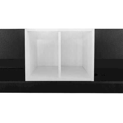 Meuble TV 74 pouces avec rangement et compartiment pour téléviseurs jusqu'à 80 pouces