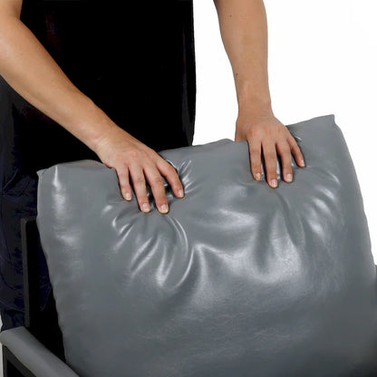 Fauteuil moderne de 74 cm avec pieds antidérapants à adsorption et structure métallique robuste
