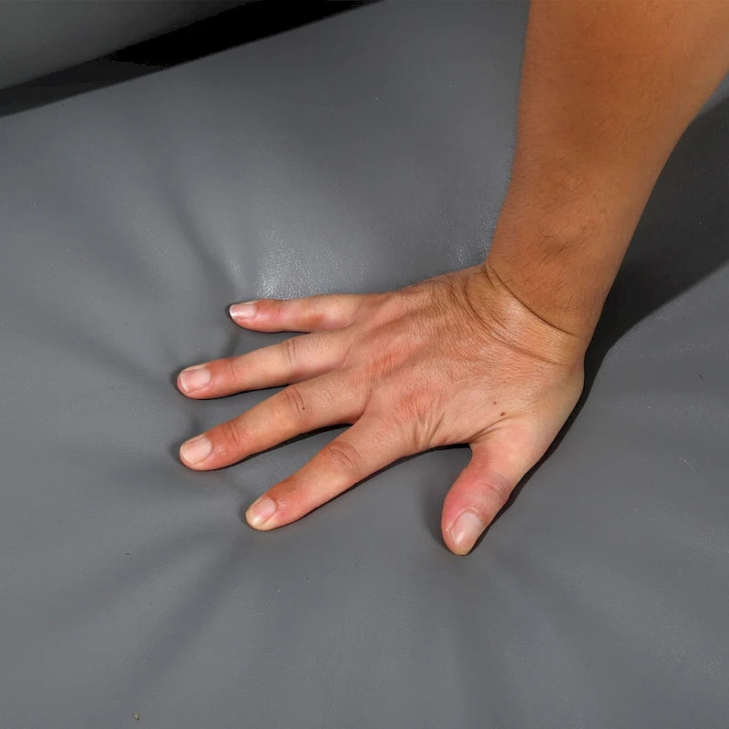 Fauteuil moderne de 74 cm avec pieds antidérapants à adsorption et structure métallique robuste