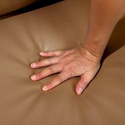 Fauteuil moderne de 74 cm avec pieds antidérapants à adsorption et structure métallique robuste
