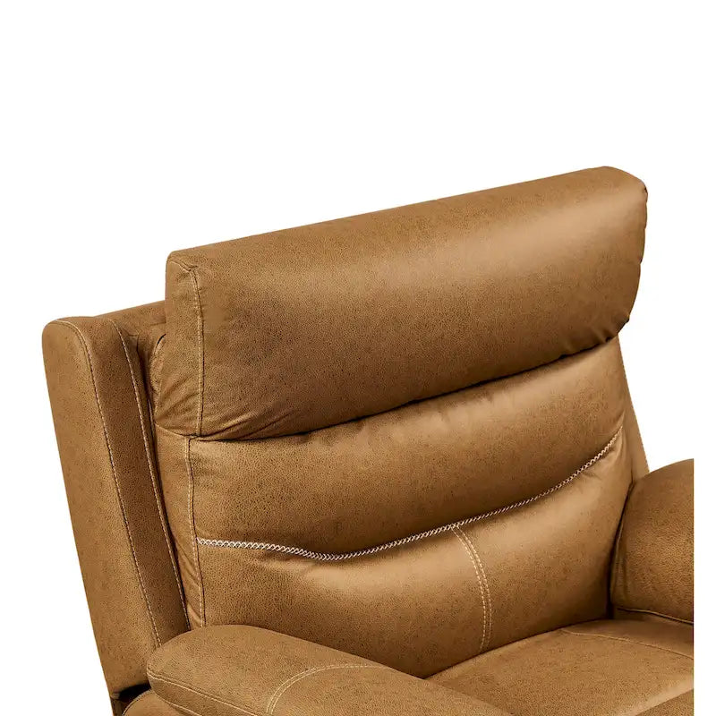 Fauteuil inclinable gris à double moteur avec rotation à 240°, fonction bascule, ports USB et appui-tête réglable