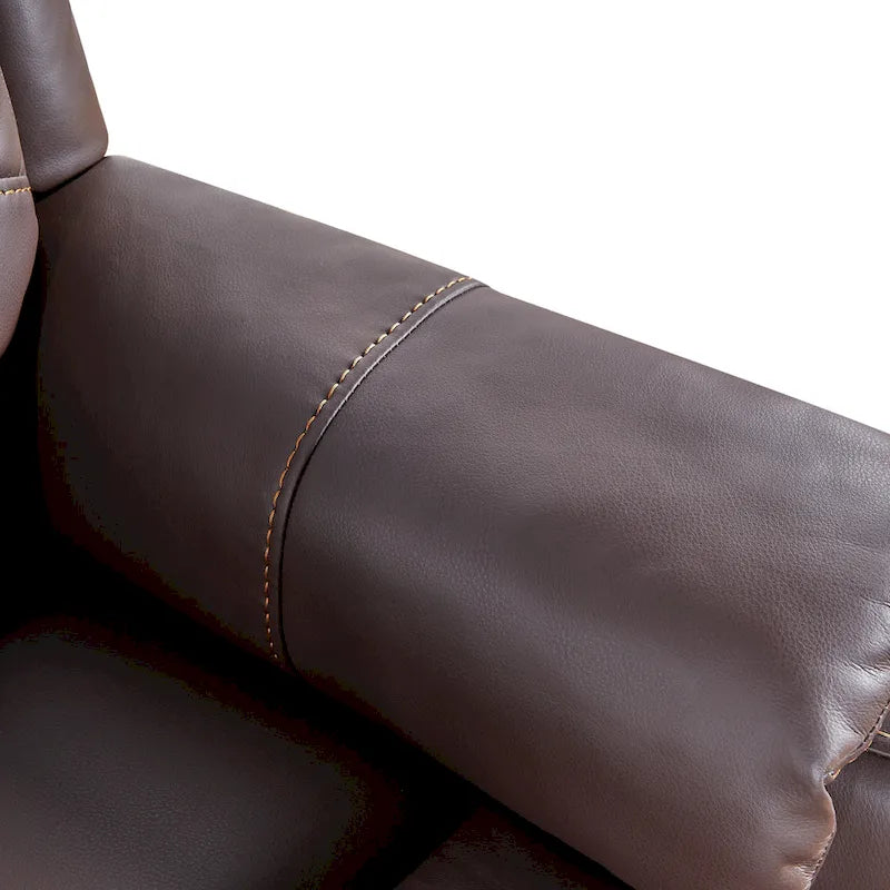 Fauteuil inclinable électrique noir, avec massage, chauffage, ports USB, support pour téléphone et poches latérales, inclinaison réglable jusqu'à 139°.