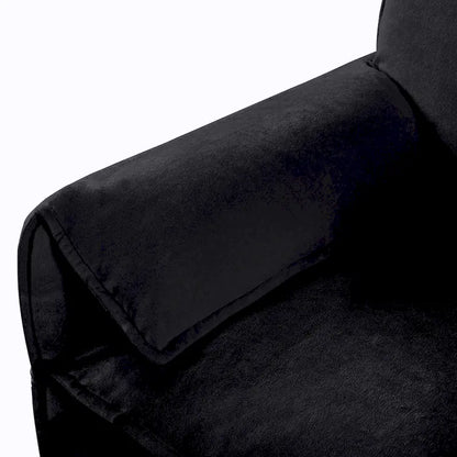 Canapé 2 places surdimensionné en chenille de 64 pouces avec combinaison DIY et poches de rangement