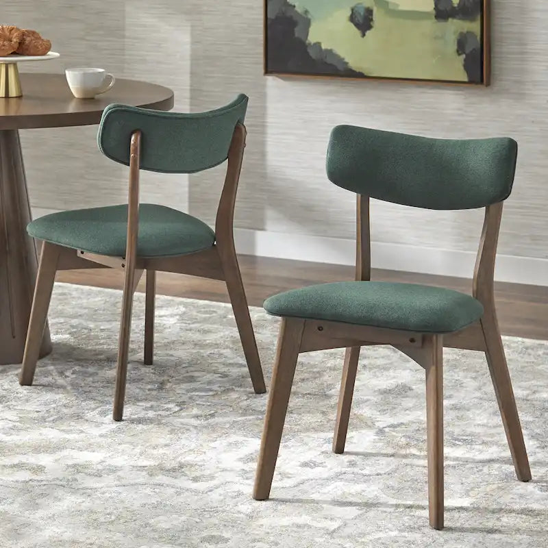 Chaise de salle à manger Lifestorey Cari en bois massif (lot de 2)