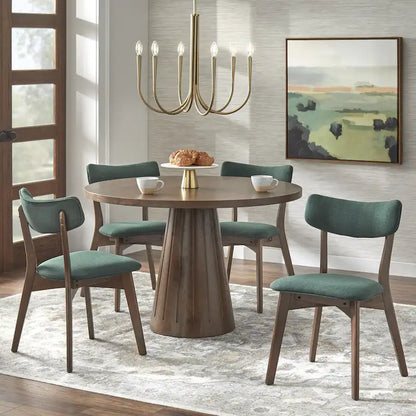 Chaise de salle à manger Lifestorey Cari en bois massif (lot de 2)