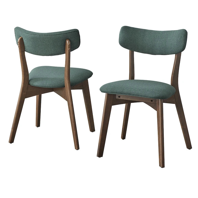 Chaise de salle à manger Lifestorey Cari en bois massif (lot de 2)