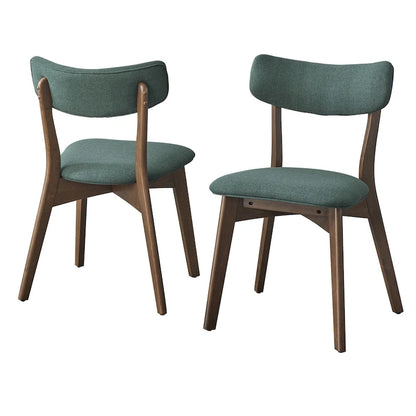 Chaise de salle à manger Lifestorey Cari en bois massif (lot de 2)