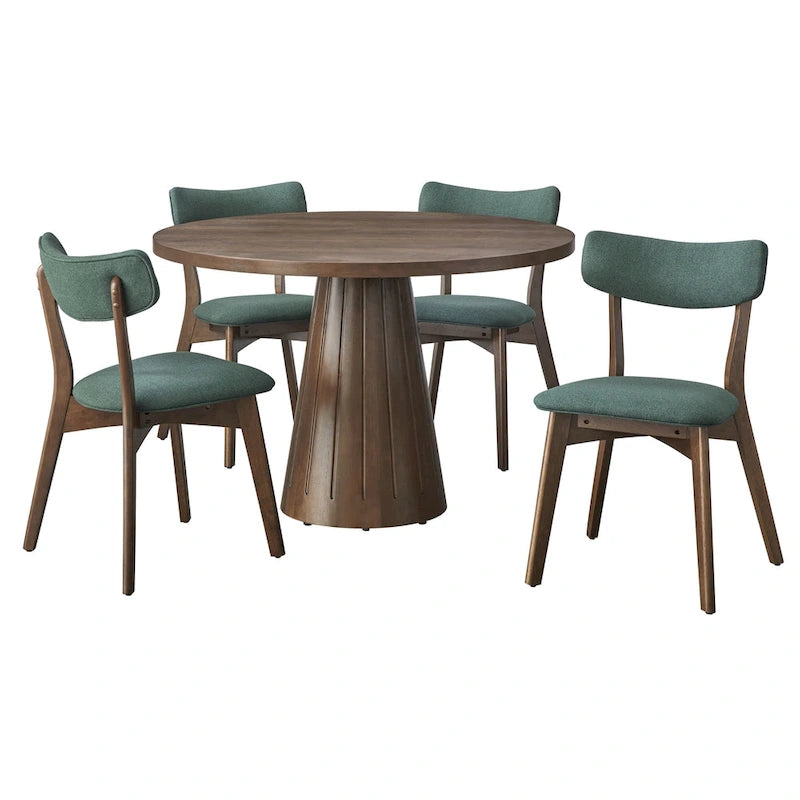 Chaise de salle à manger Lifestorey Cari en bois massif (lot de 2)