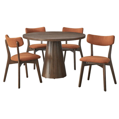 Chaise de salle à manger Lifestorey Cari en bois massif (lot de 2)