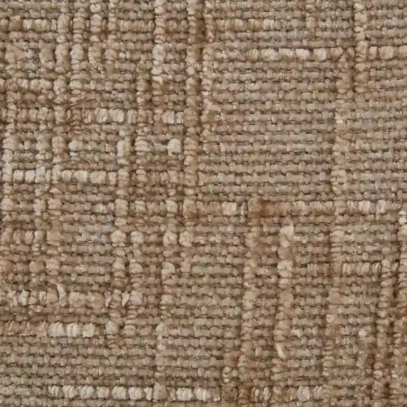 Canapé 76,77 en chenille avec 2 poufs