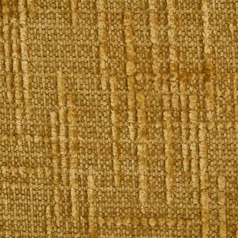 Canapé 76,77 en chenille avec 2 poufs