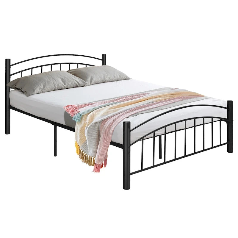 Cadre de lit en métal Costway pour lits simples, doubles et queen, avec matelas plateforme