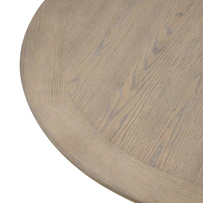 Table de salle à manger extensible en chêne style ferme moderne Lenn de Furniture of America, 102 pouces
