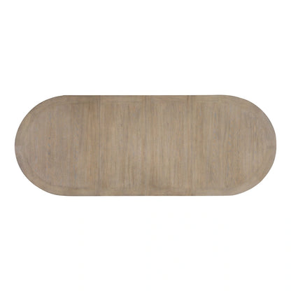 Table de salle à manger extensible en chêne style ferme moderne Lenn de Furniture of America, 102 pouces