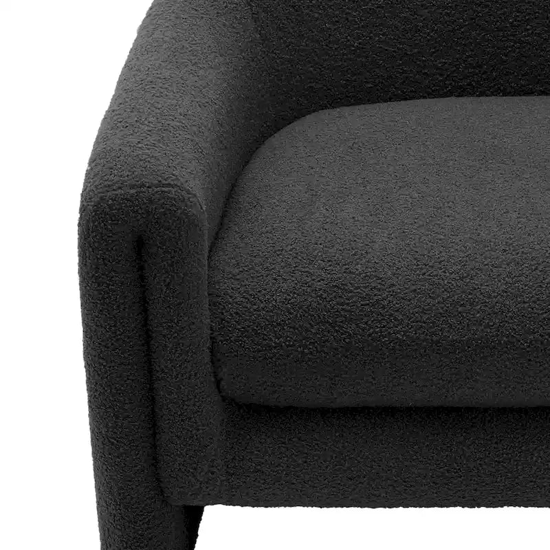 Ensemble de 2 fauteuils d'appoint modernes rembourrés de 32,3 pouces de large