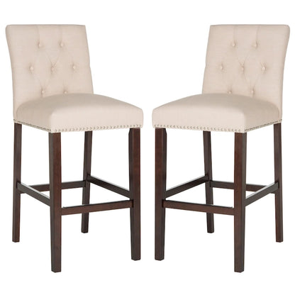 Tabouret de bar SAFAVIEH Jelka 80 cm (lot de 2) - 48 x 51 x 112 cm - 48 cm L x 58 cm P x 112 cm H