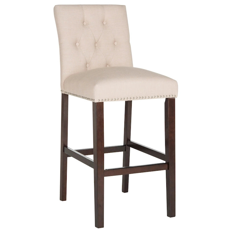 Tabouret de bar SAFAVIEH Jelka 80 cm (lot de 2) - 48 x 51 x 112 cm - 48 cm L x 58 cm P x 112 cm H