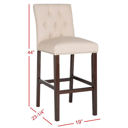 Tabouret de bar SAFAVIEH Jelka 80 cm (lot de 2) - 48 x 51 x 112 cm - 48 cm L x 58 cm P x 112 cm H