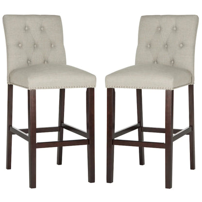 Tabouret de bar SAFAVIEH Jelka 80 cm (lot de 2) - 48 x 51 x 112 cm - 48 cm L x 58 cm P x 112 cm H