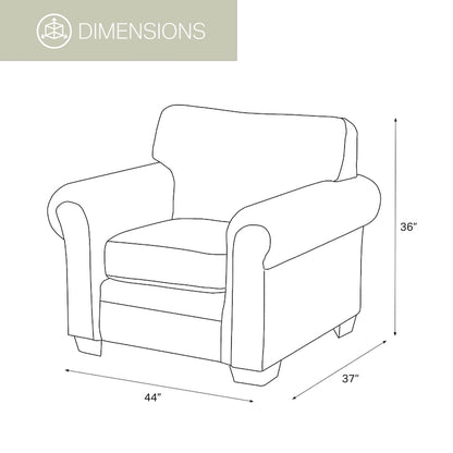 Fauteuil Wild Horses, modèle 8501-00-40, avec repose-pieds assorti, de la collection American Furniture Classics.
