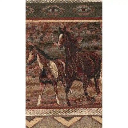 Fauteuil Wild Horses, modèle 8501-00-40, avec repose-pieds assorti, de la collection American Furniture Classics.