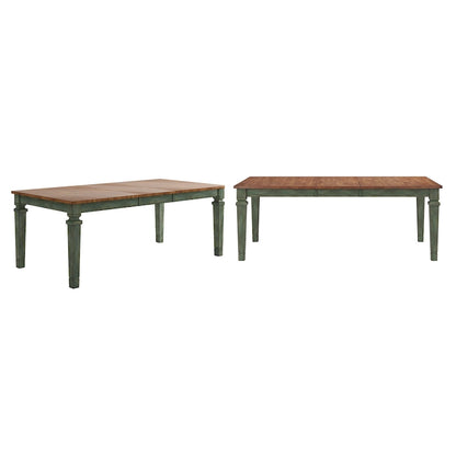 Table de salle à manger extensible Vikos en bois massif 64-82