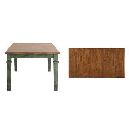 Table de salle à manger extensible Vikos en bois massif 64-82