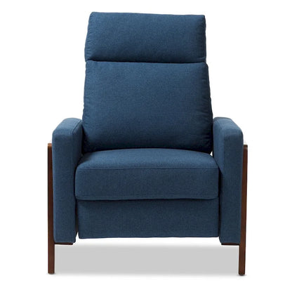 Fauteuil inclinable en tissu style années 50 par Baxton Studio