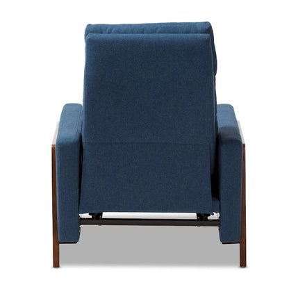 Fauteuil inclinable en tissu style années 50 par Baxton Studio