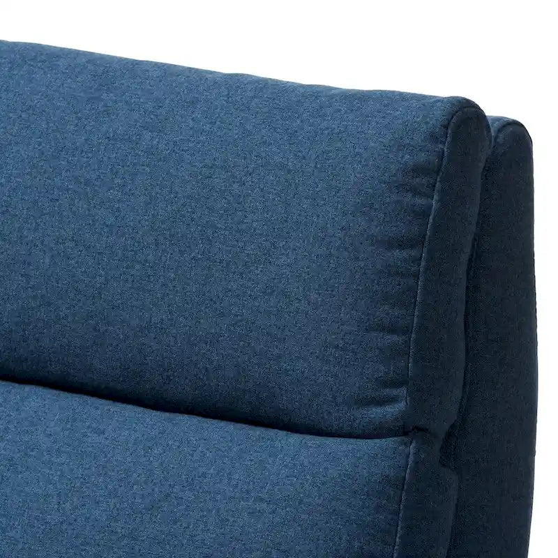 Fauteuil inclinable en tissu style années 50 par Baxton Studio