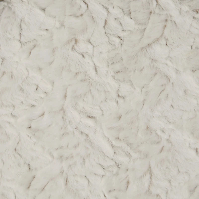 Pouf/ottoman rond d'intérieur Sorra Home, grand modèle, en fausse fourrure