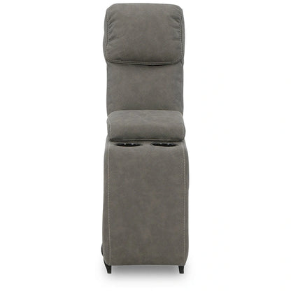 Canapé d'angle inclinable électrique 7 pièces Starbot gris de Signature Design by Ashley - 112 cm (L) x 112 cm (P) x 42 cm (H)