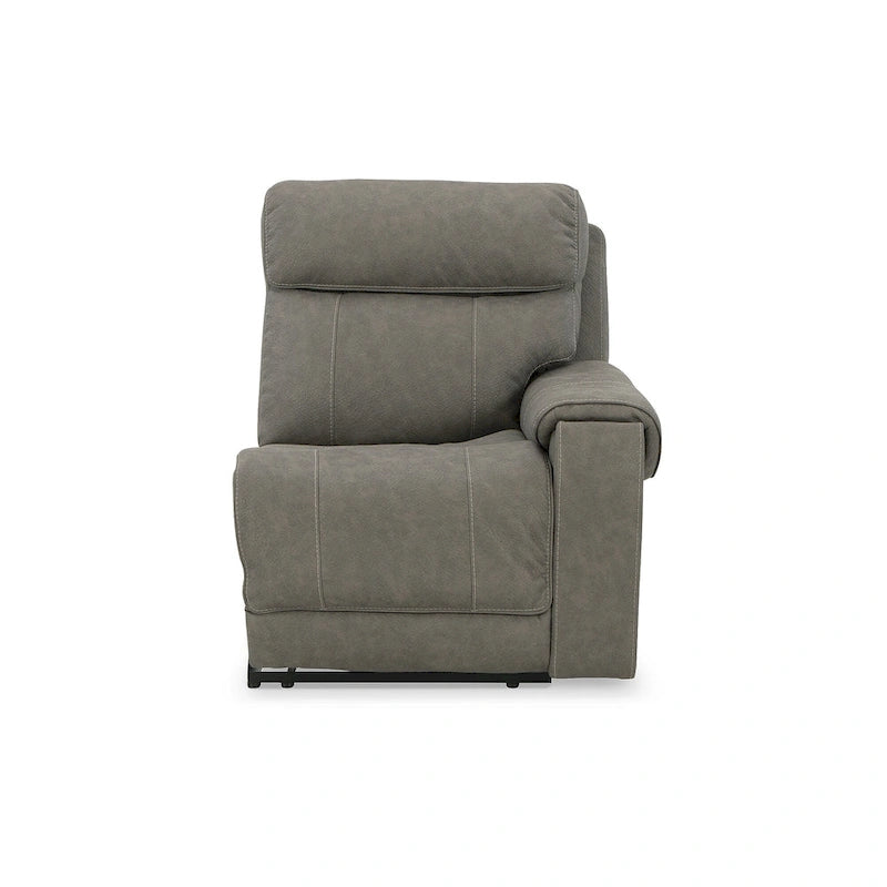 Canapé d'angle inclinable électrique 7 pièces Starbot gris de Signature Design by Ashley - 112 cm (L) x 112 cm (P) x 42 cm (H)