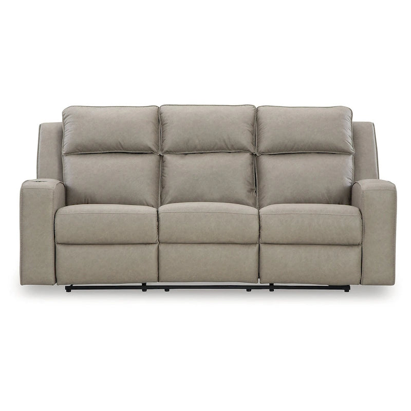 Canapé inclinable Pebble de Signature Design by Ashley Lavenhorne avec table rabattable - 87 cm (L) x 42 cm (P) x 43 cm (H)
