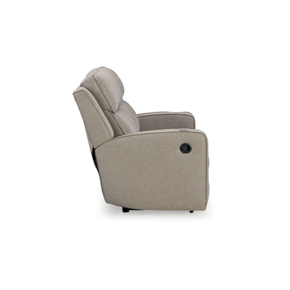Canapé inclinable Pebble de Signature Design by Ashley Lavenhorne avec table rabattable - 87 cm (L) x 42 cm (P) x 43 cm (H)
