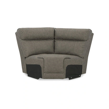 Canapé d'angle inclinable électrique 5 pièces Starbot gris, Signature Design by Ashley - 131 cm (L) x 131 cm (P) x 42 cm (H)