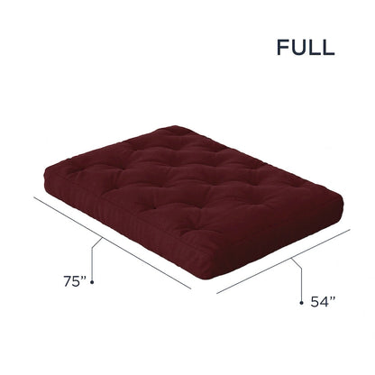 Matelas futon Loosh Home 8 en mousse à mémoire de forme et gel, format standard