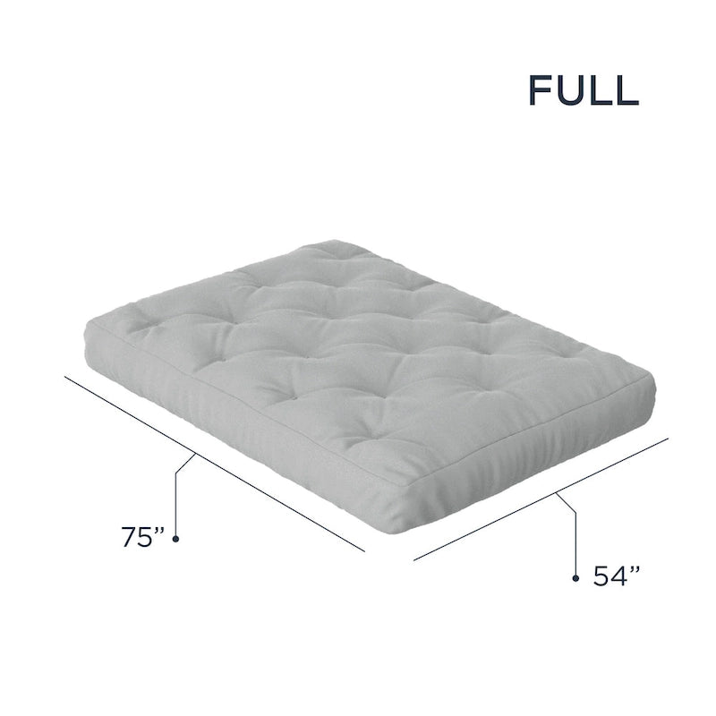 Matelas futon Loosh Home 8 en mousse à mémoire de forme et gel, format standard