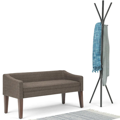 Banc rembourré contemporain WYNDENHALL Layla de 127 cm de large - 127 x 56 x 60 cm