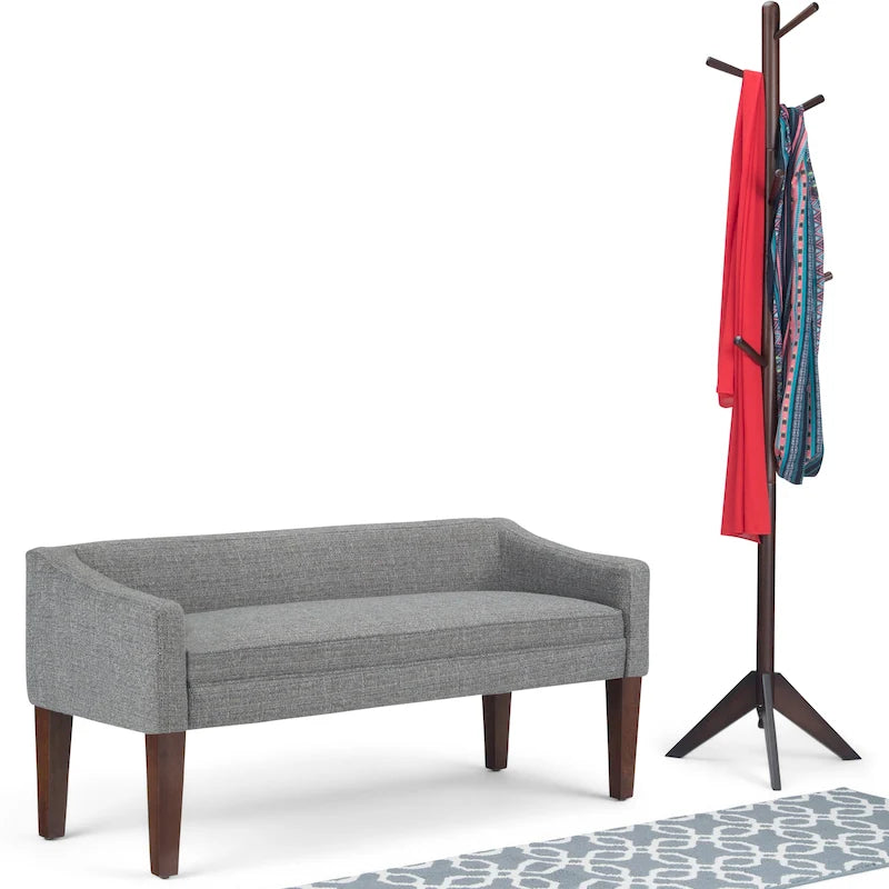 Banc rembourré contemporain WYNDENHALL Layla de 127 cm de large - 127 x 56 x 60 cm