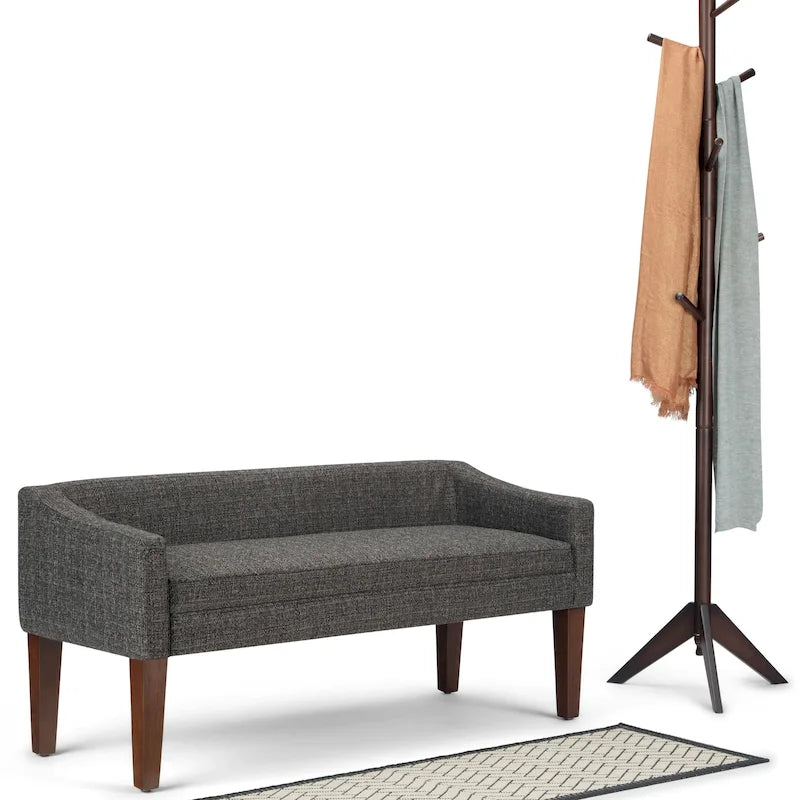 Banc rembourré contemporain WYNDENHALL Layla de 127 cm de large - 127 x 56 x 60 cm