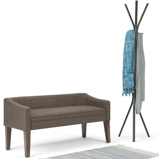 Banc rembourré contemporain WYNDENHALL Layla de 127 cm de large - 127 x 56 x 60 cm