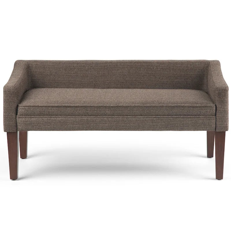 Banc rembourré contemporain WYNDENHALL Layla de 127 cm de large - 127 x 56 x 60 cm