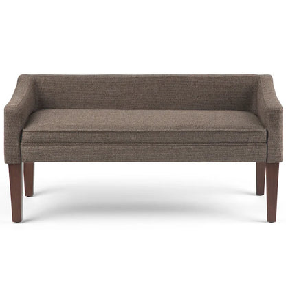 Banc rembourré contemporain WYNDENHALL Layla de 127 cm de large - 127 x 56 x 60 cm