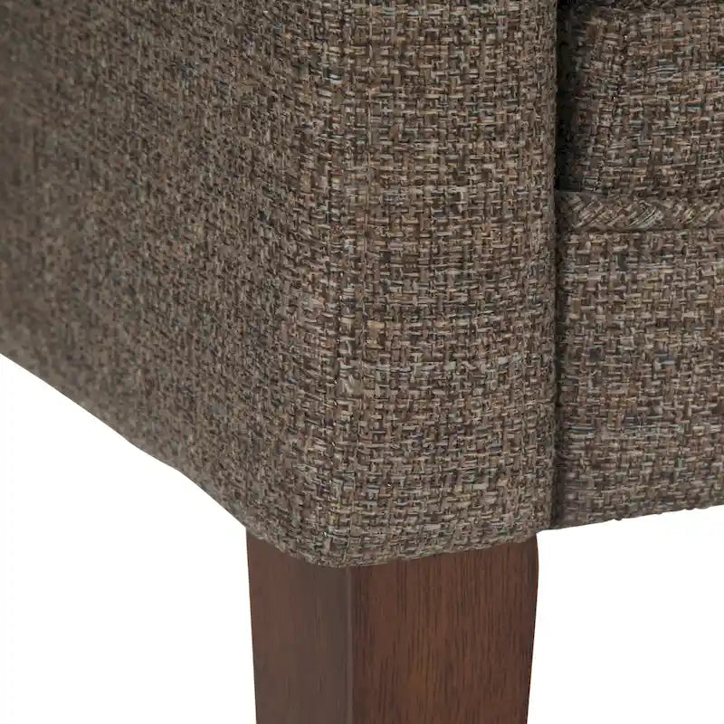 Banc rembourré contemporain WYNDENHALL Layla de 127 cm de large - 127 x 56 x 60 cm