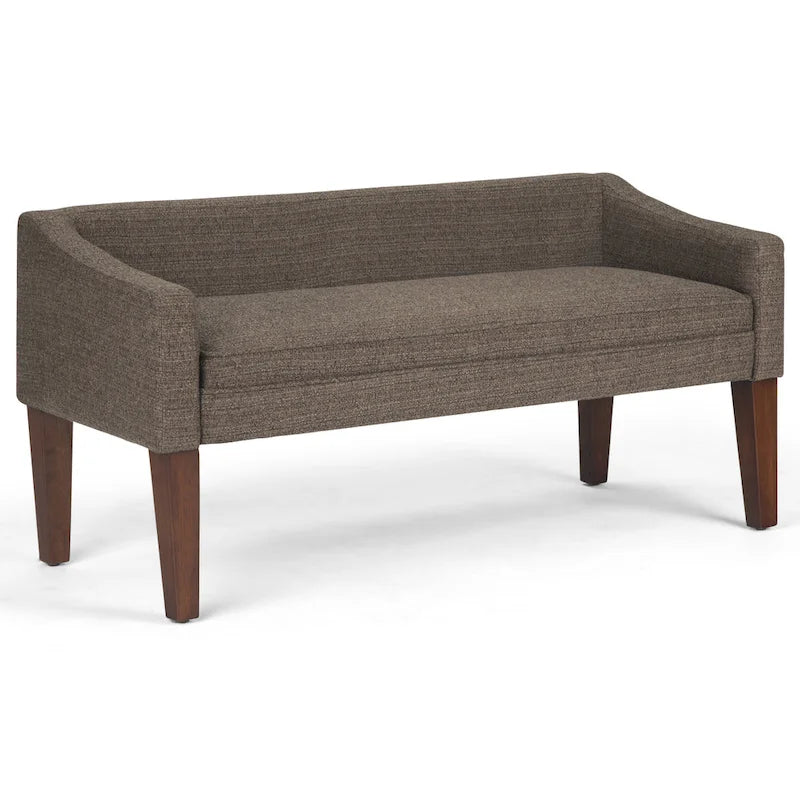 Banc rembourré contemporain WYNDENHALL Layla de 127 cm de large - 127 x 56 x 60 cm